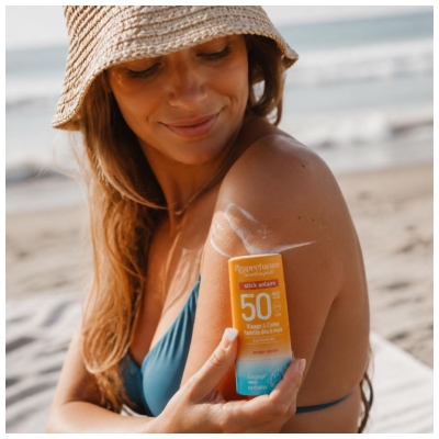 Respectueuse Stick Solaire SPF50 Visage et Corps 18 g