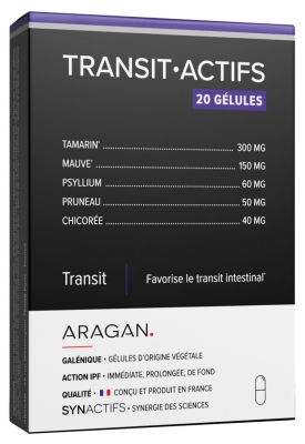 Aragan Synactifs TransitActifs 20 Gélules
