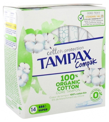 Tampax Compak Cotton Protection Super