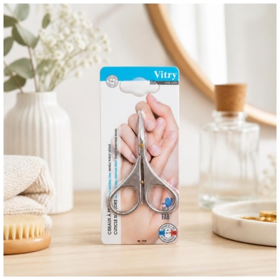 Vitry Ciseaux à Peaux Ambidextre Lames Courbes