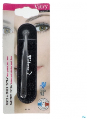 Vitry Pince à Épiler les Sourcils Mors Pointus Inox