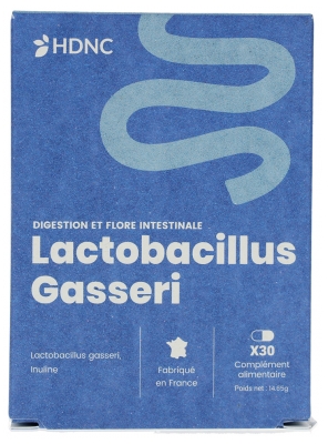 H.D.N.C Formule Lactobacillus Gasseri 200 mg - + Inuline 30 Caps. Vég.