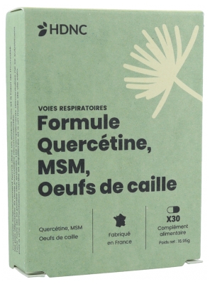 H.D.N.C Formule Quercetine Msm Œufs de Caille 30 Caps. Vég.