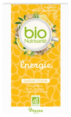 Vitavea Infusion Huiles essentielles Citron Bio 20 Sachets