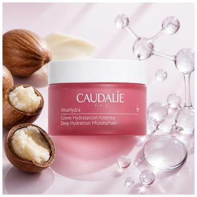 Caudalie VinoHydra Crème Hydratation Intense Peaux Sèches 50 ml