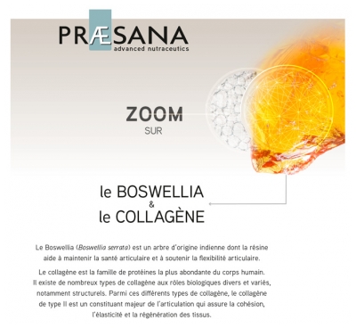 Praesana Articulations Contribue au Confort Articulaire 60 Comprimés