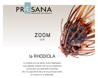 Praesana Détente Réduit l'Impact du Stress 60 Comprimés