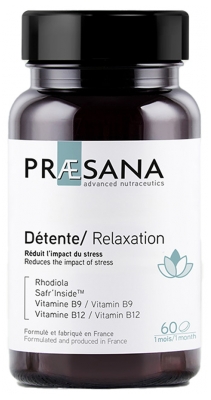 Praesana Détente Réduit l'Impact du Stress 60 Comprimés
