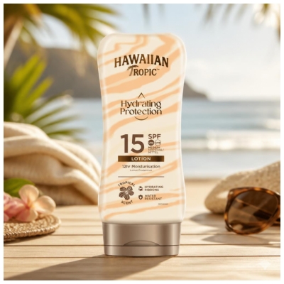 Hawaiian Tropic Hydrating Protection Lotion Solaire SPF15 180 ml