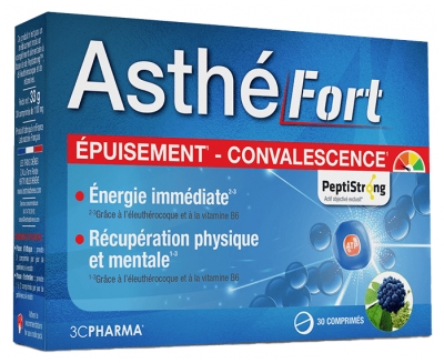 3C Pharma Asthéfort® - Épuisement/Convalescence - 30 Comprimés