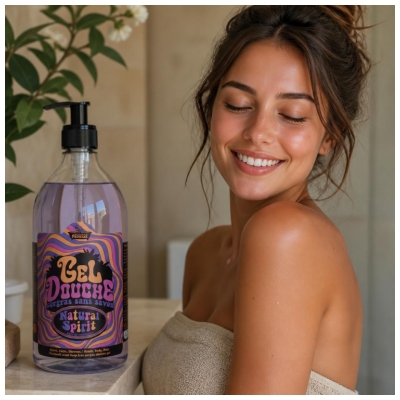 Les Petits Bains de Provence Gel Douche Patchouli Corps et Cheveux 1 L