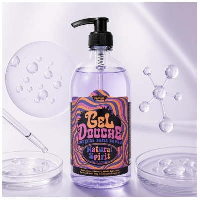 Les Petits Bains de Provence Gel Douche Patchouli Corps et Cheveux 1 L