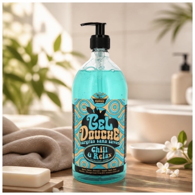 Les Petits Bains de Provence Gel Douche Jasmin Orange Corps et Cheveux 1 L