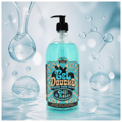 Les Petits Bains de Provence Gel Douche Jasmin Orange Corps et Cheveux 1 L