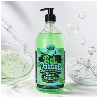 Les Petits Bains de Provence Gel Douche Lotus Thé Blanc Corps et Cheveux 1 L