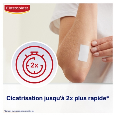 Elastoplast Cicatrisation Rapide Waterproof XL - 8 Pansements