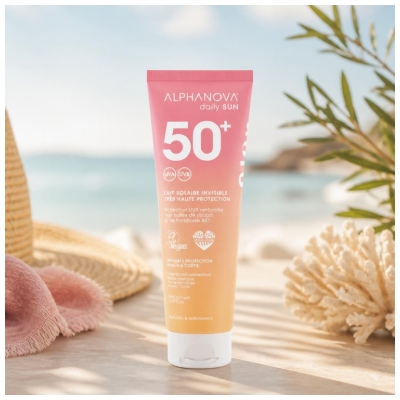 Alphanova Sun Glow Lait Solaire Très Haute Protection SPF50+ 150 ml 