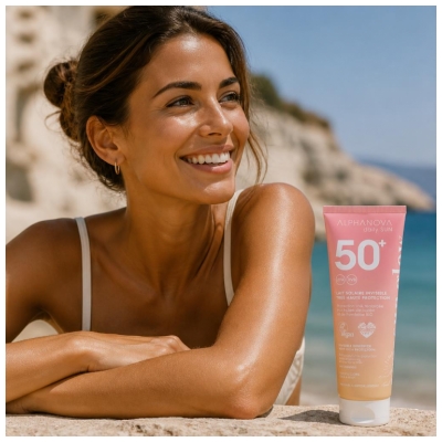 Alphanova Sun Glow Lait Solaire Très Haute Protection SPF50+ 150 ml 