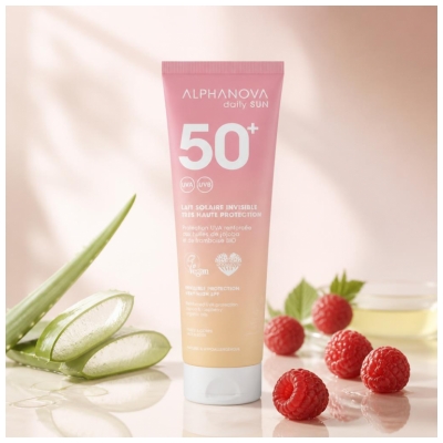 Alphanova Sun Glow Lait Solaire Très Haute Protection SPF50+ 150 ml 