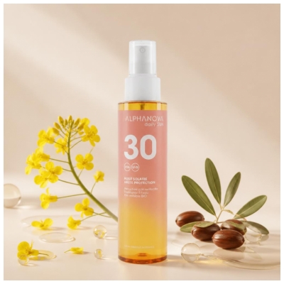 Alphanova Sun Glow Huile Solaire Haute Protection SPF30 125 ml