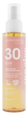 Alphanova Sun Glow Huile Solaire Haute Protection SPF30 125 ml