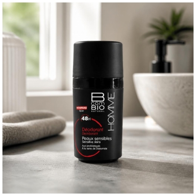 BcomBIO Homme Déodorant 48h Peaux Sensibles 50 ml