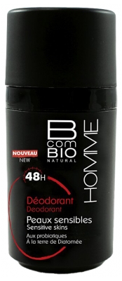 BcomBIO Homme Déodorant 48h Peaux Sensibles 50 ml