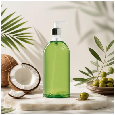 BeauTerra Savon de Marseille Liquide Parfum Menthe-Citron 1 L