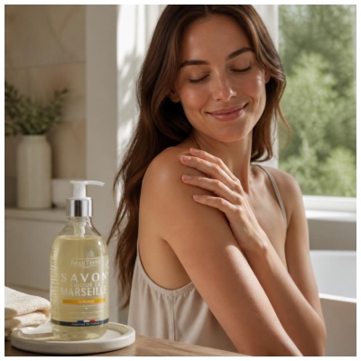 BeauTerra Savon de Marseille Liquide Surgras 300 ml