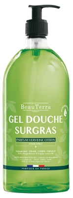 BeauTerra Gel Douche Surgras 3en1 Parfum Verveine-Citron 1 L