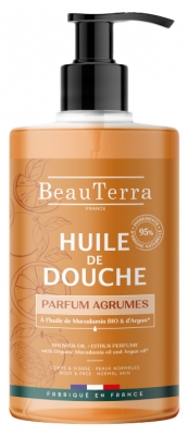 BeauTerra Huile de Douche Parfum Agrumes 750 ml