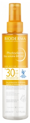 Bioderma Photoderm Eau Solaire BRONZ SPF30 Peaux Sensibles 200 ml