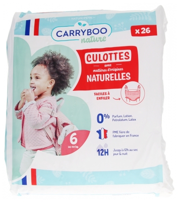 Carryboo Culotte Écologique T6 (16-30 Kg) x 26