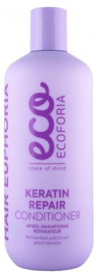 Ecoforia Après-Shampoing Réparation Kératine 400 ml