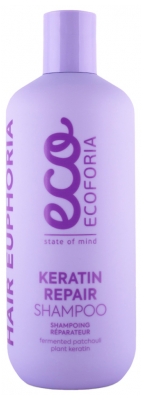 Ecoforia Shampoing Réparation Kératine 400 ml