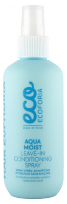 Ecoforia Spray Après-Shampoing Sans Rinçage Hydratant Aqua 200 ml