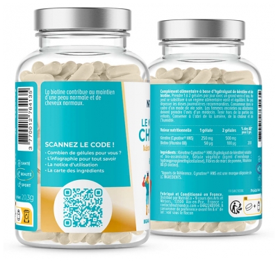 Nutri&Co Complexe Cheveux Kératine & Biotine 60 Gélules