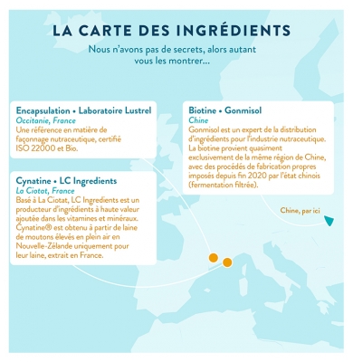Nutri&Co Complexe Cheveux Kératine & Biotine 60 Gélules