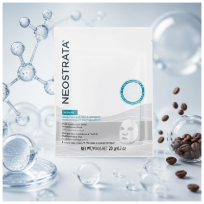 NeoStrata Masque Bio-Cellulose Hydratant à l'Acide Hyaluronique Pur 20 g