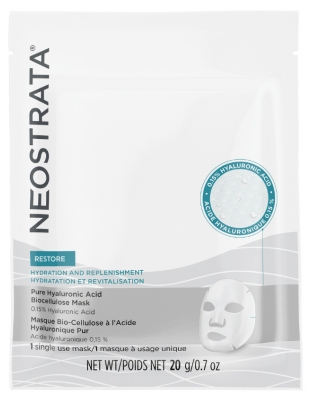 NeoStrata Masque Bio-Cellulose Hydratant à l'Acide Hyaluronique Pur 20 g