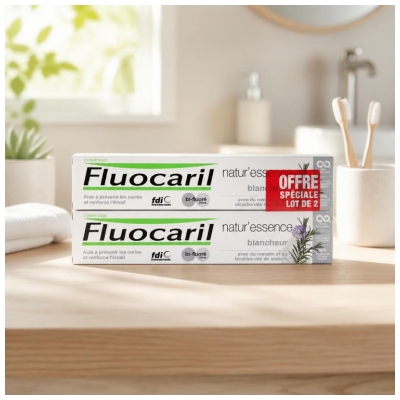 Fluocaril Nature'Essence Blancheur 2 x 75 ml