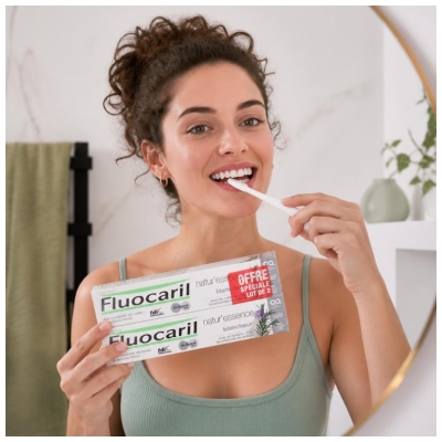 Fluocaril Nature'Essence Blancheur 2 x 75 ml