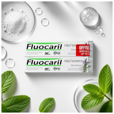 Fluocaril Nature'Essence Blancheur 2 x 75 ml