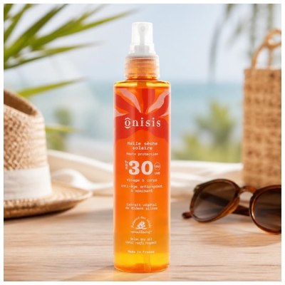 Onisis Huile Sèche Solaire SPF30 200 ml