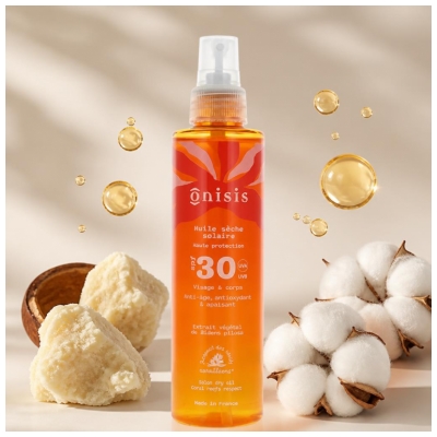 Onisis Huile Sèche Solaire SPF30 200 ml