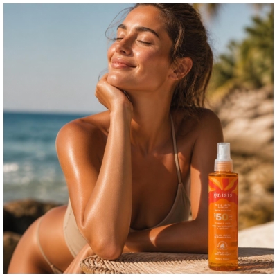 Onisis Huile Sèche Solaire SPF50 200 ml