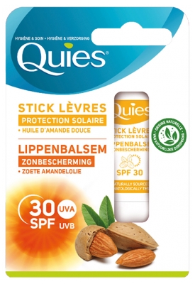 Quies Stick Lèvres Protection Solaire Amande Douce SPF30 4,5 g 