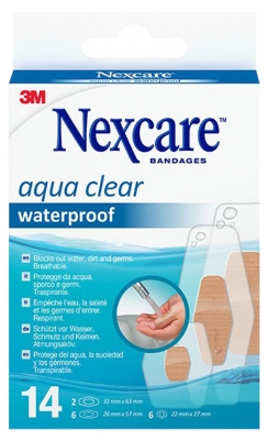 Pansements Waterproof Hansaplast®, Assortiment de 15/Boîte
