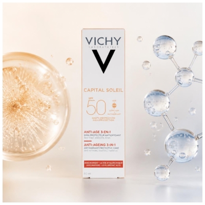 Vichy Capital Soleil Anti-Âge 3en1 SPF 50 50 ml