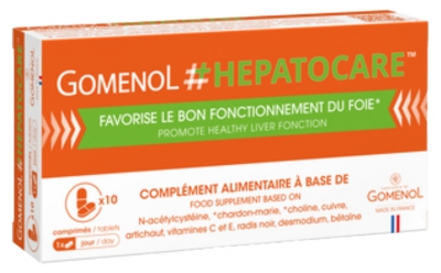 Laboratoire du Gomenol Hepatocare - Favorise le Bon Fonctionnement du Foie - 10 Comprimés